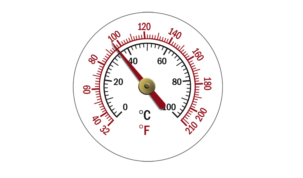 A thermometer as symbol for the examination.