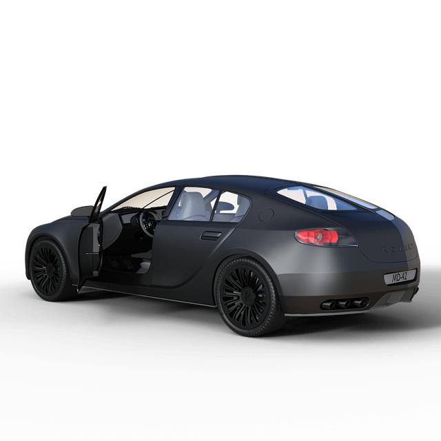 A graphic shows a stylised car as a symbolic image.