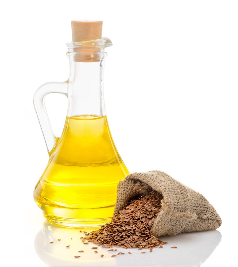 Symbol image: linseed and linseed oil.
