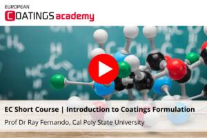 Short Course I Introduction Coating Formulations I Coatings 101
