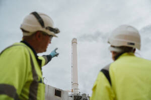 The facility has a total nameplate capacity of 150,000 tonnes of TiO₂ pigment per annum. Source: Tioxide